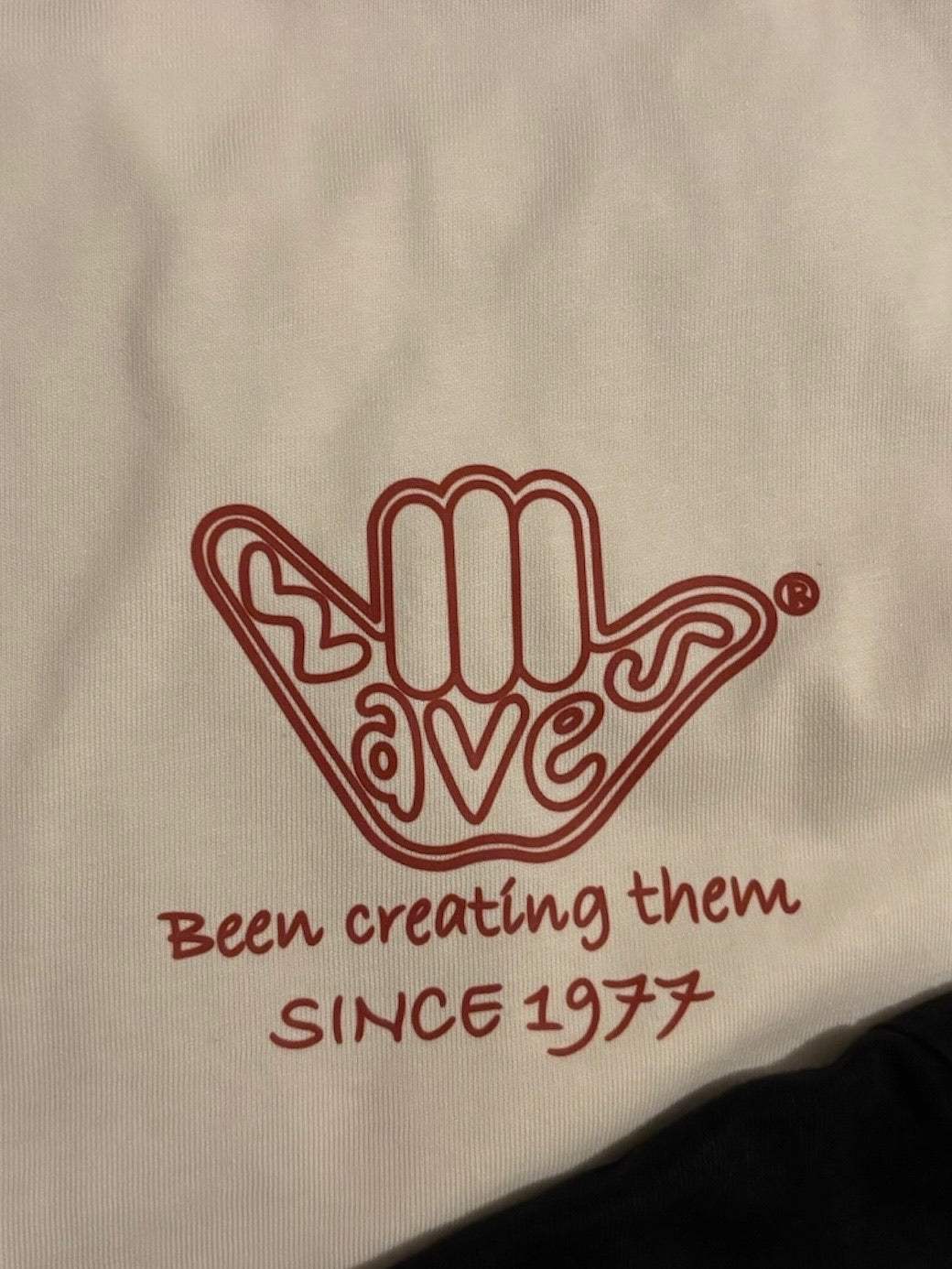 Kid's Oversized Organic Shaka Tee - Ivory and Autumn Brown