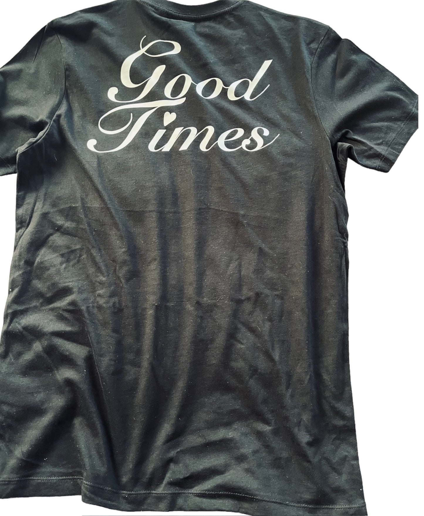 Unisex Organic Good Times Tee Black