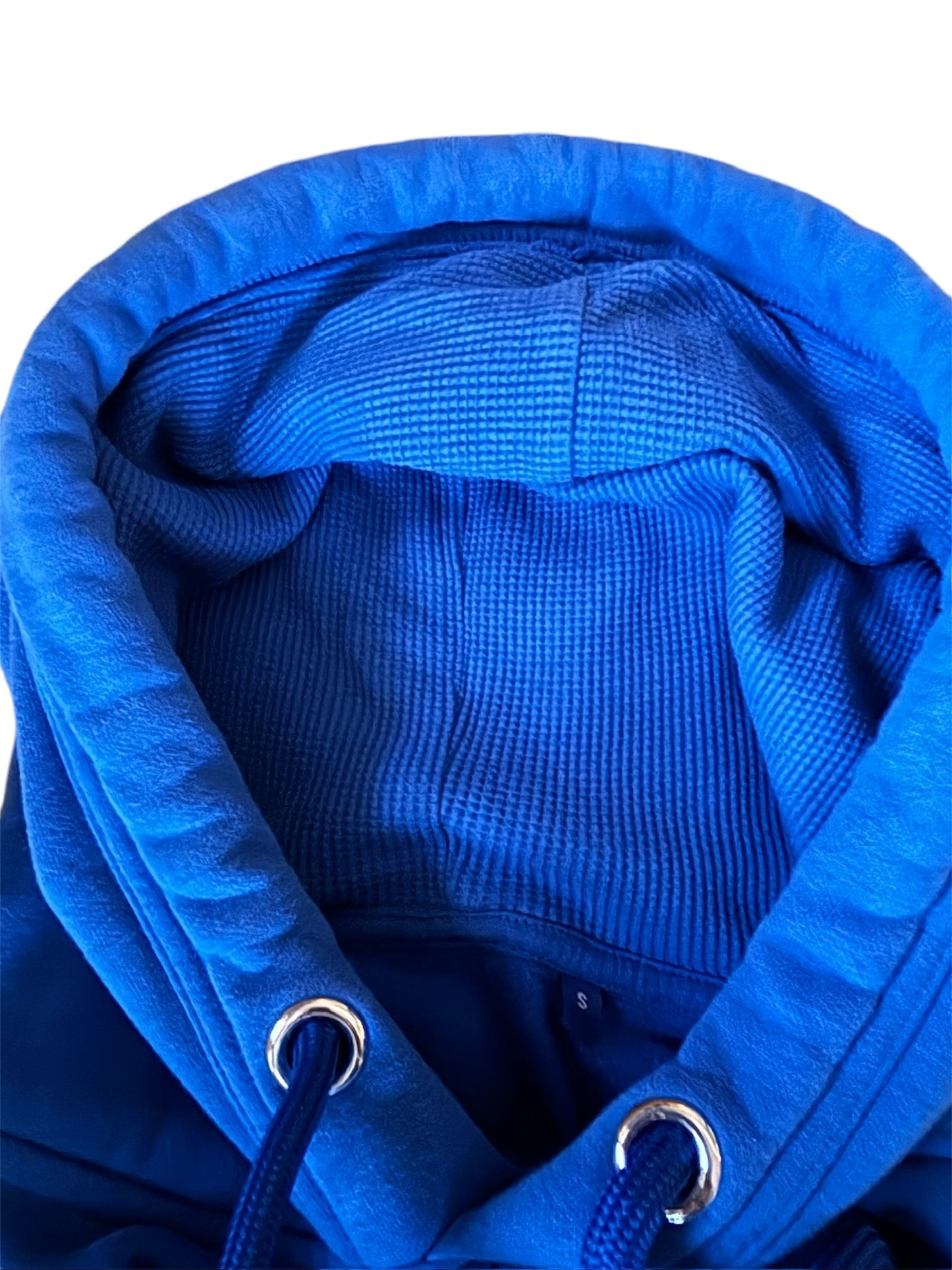 Men’s Organic Shaka Hoodie Royal Blue & White