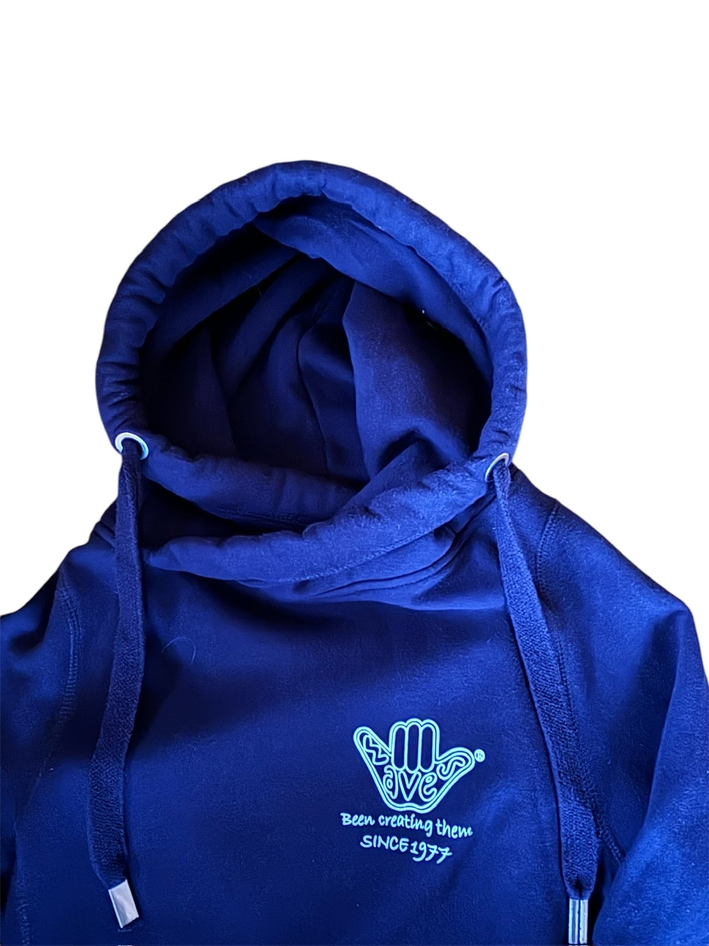 Cross Neck Shaka Hoodie with Thumb Loops - 2 Colours