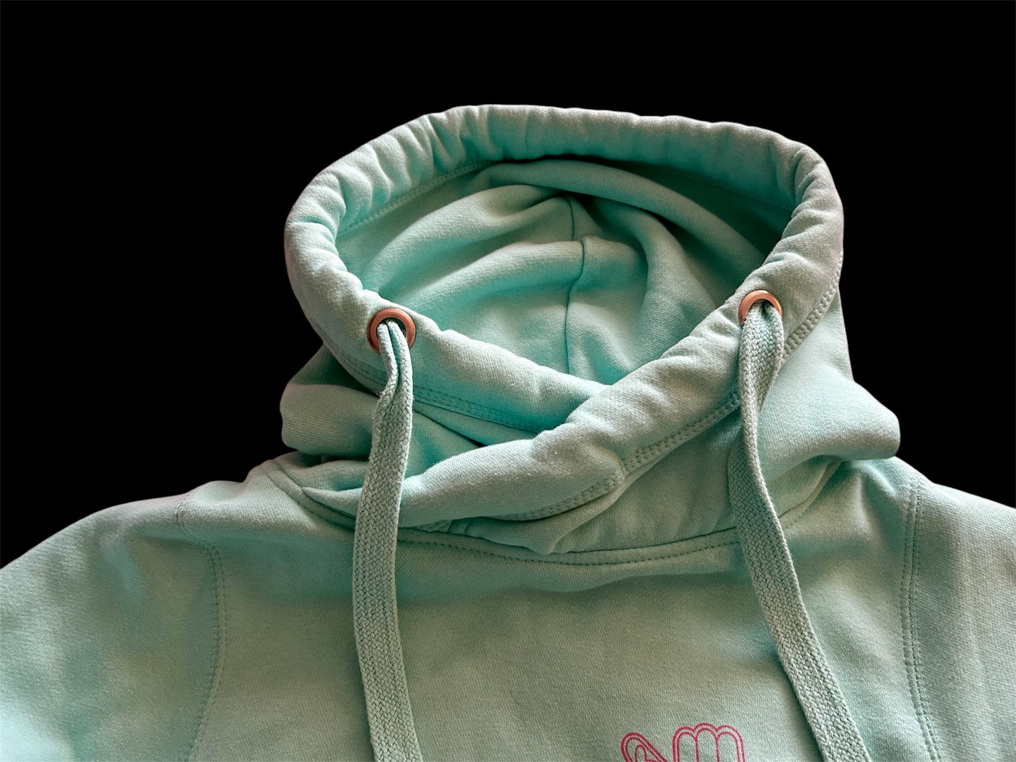 Cross Neck Shaka Hoodie with Thumb Loops - 2 Colours