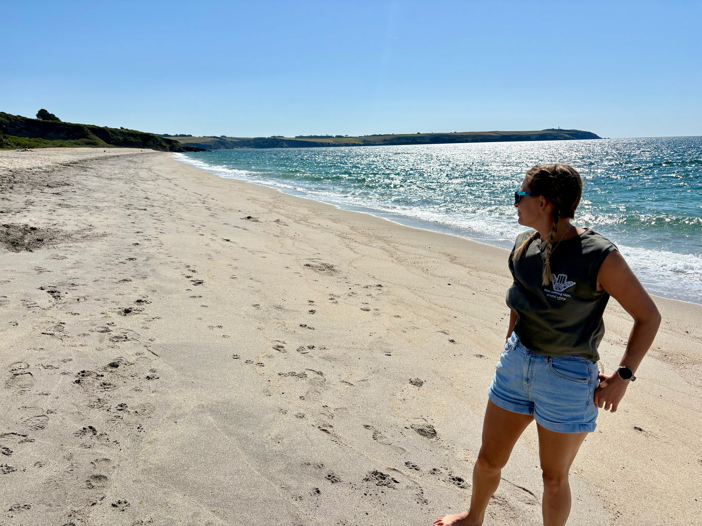 Women’s Organic Waves Cropped Tank - Choice of colours