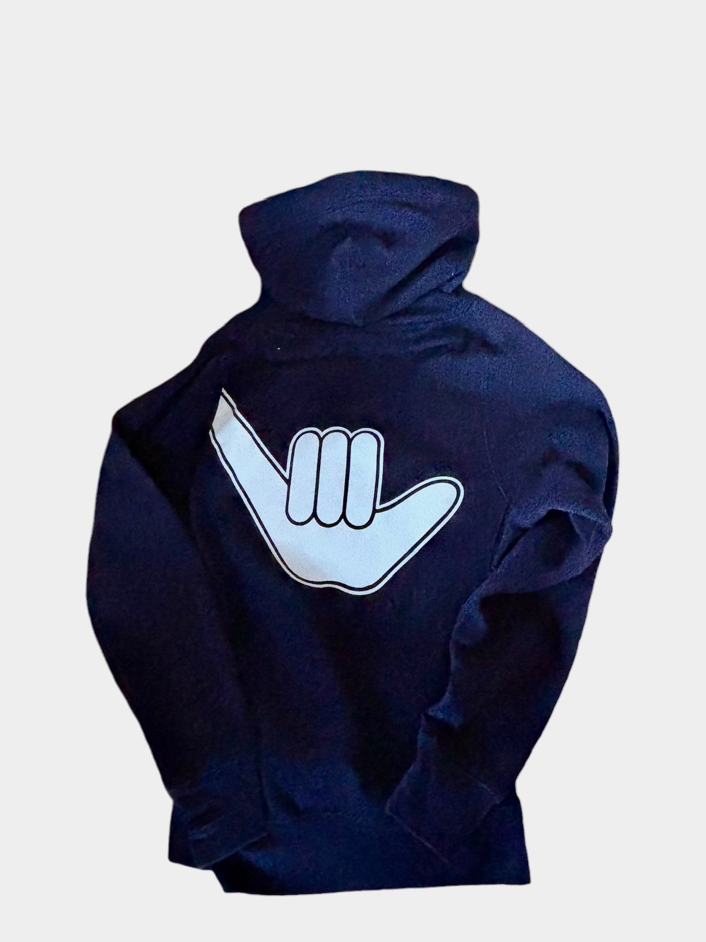 Cross Neck Shaka Hoodie with Thumb Loops - 2 Colours