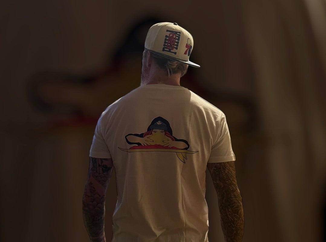 Men’s Organic Fortune Teller Tee White