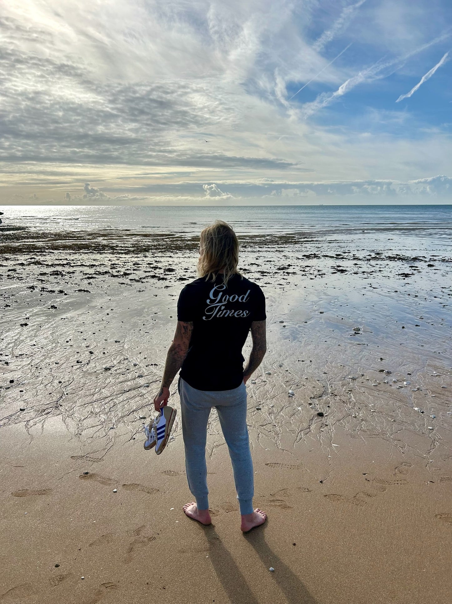 Unisex Organic Good Times Tee Black
