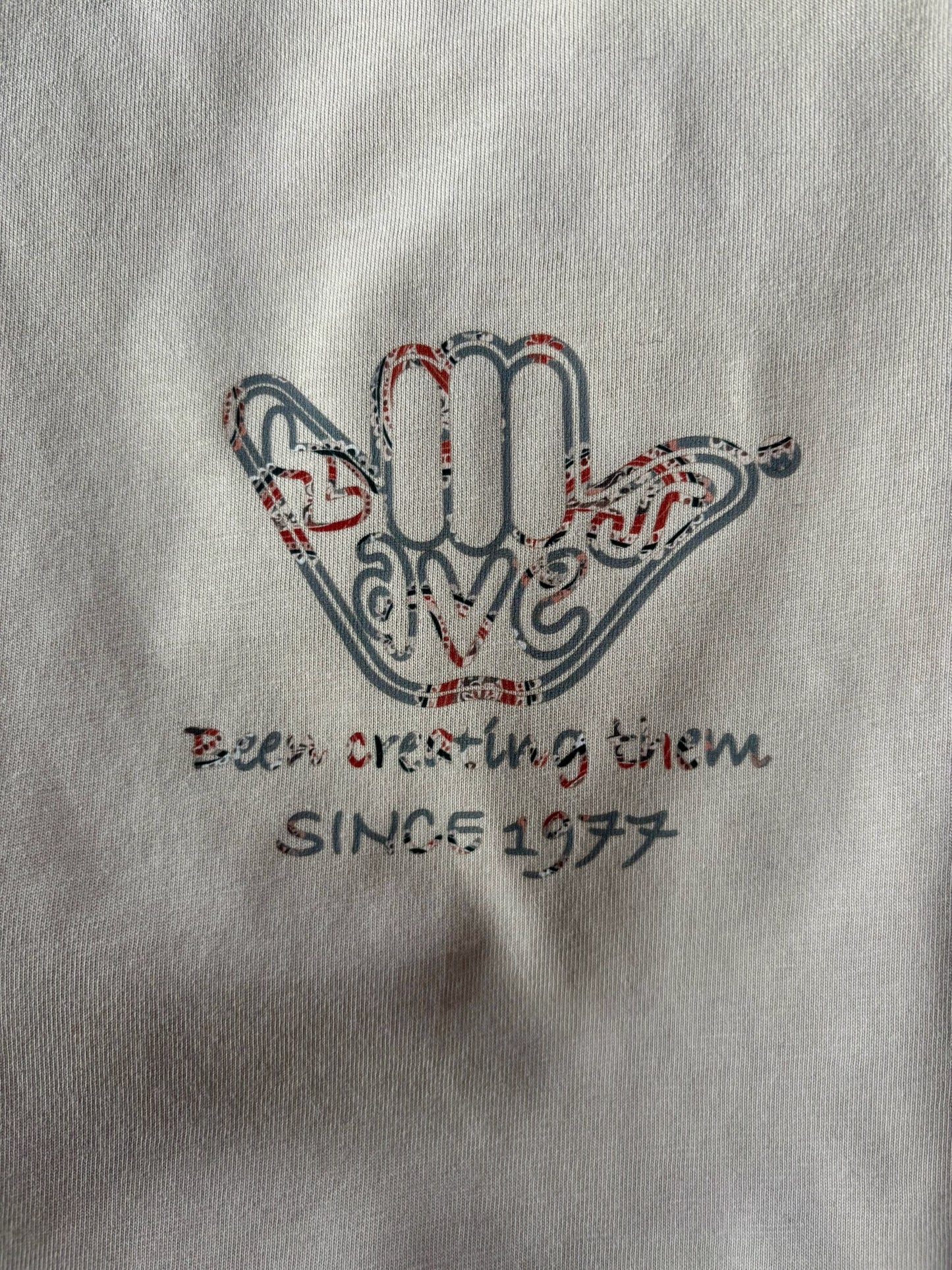 Oversized Paisley Organic Shaka Hoodie Off White