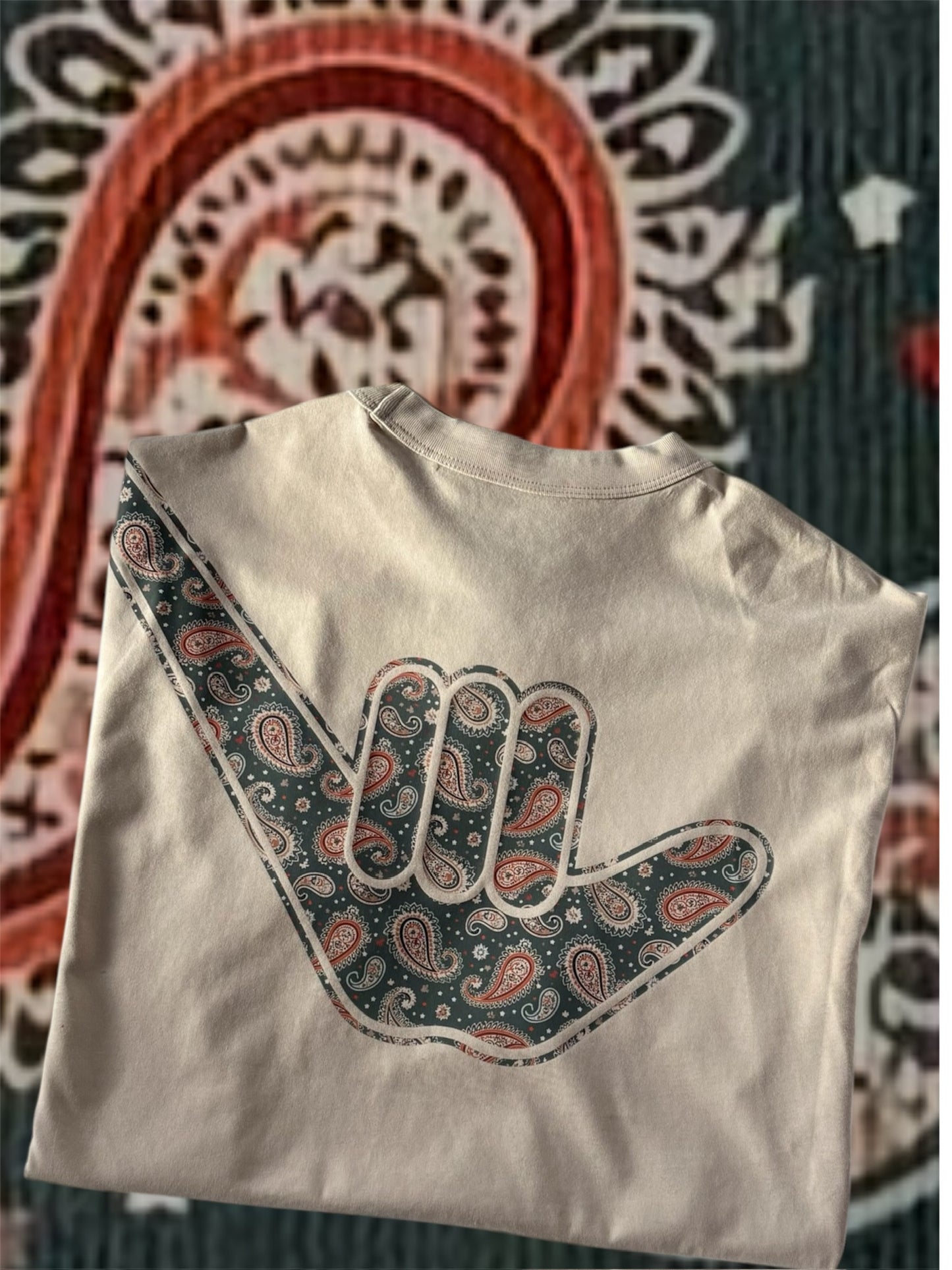 Oversized Paisley Organic Shaka Sand