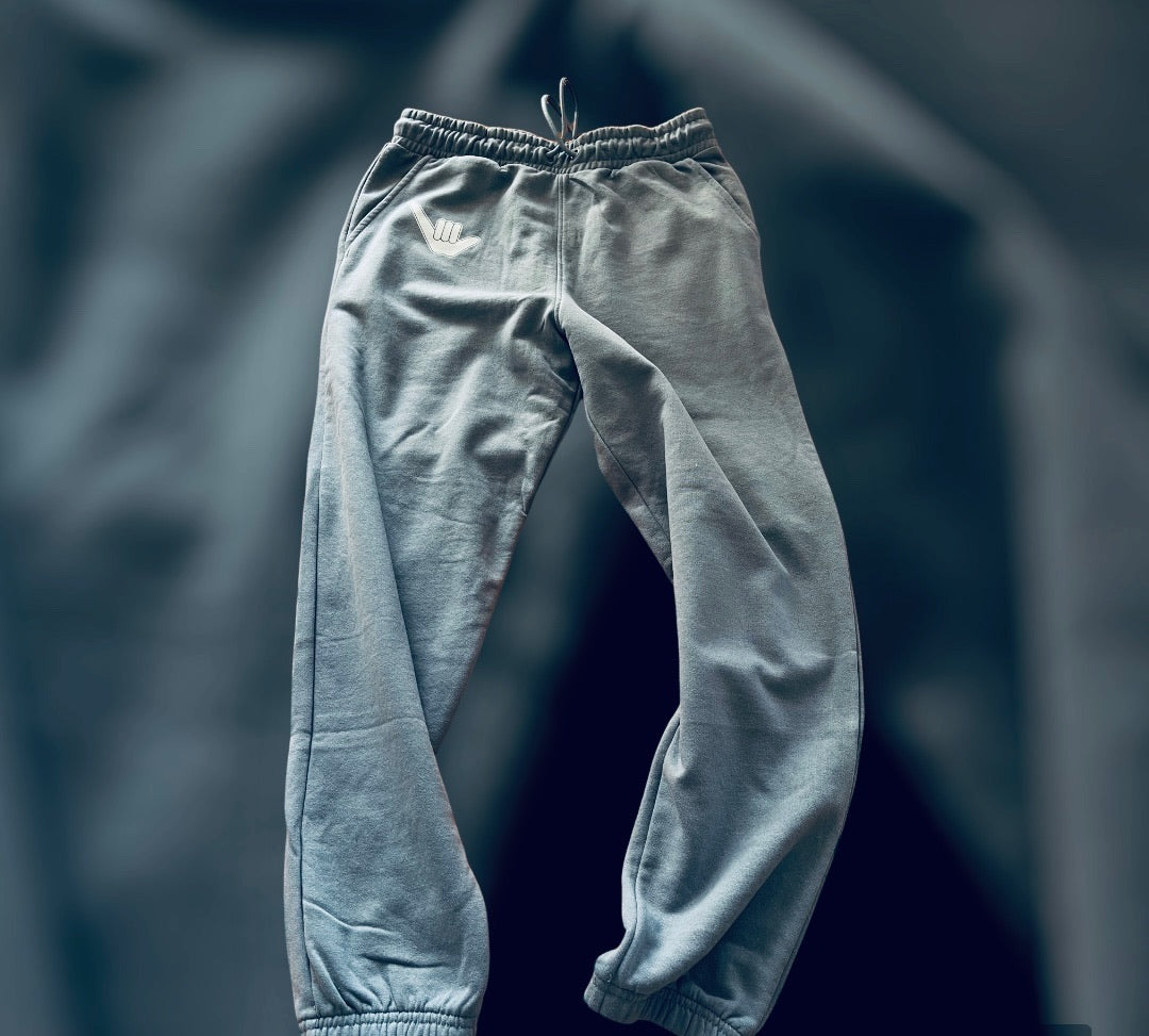 Unisex Relaxed Organic Joggers Stone Blue