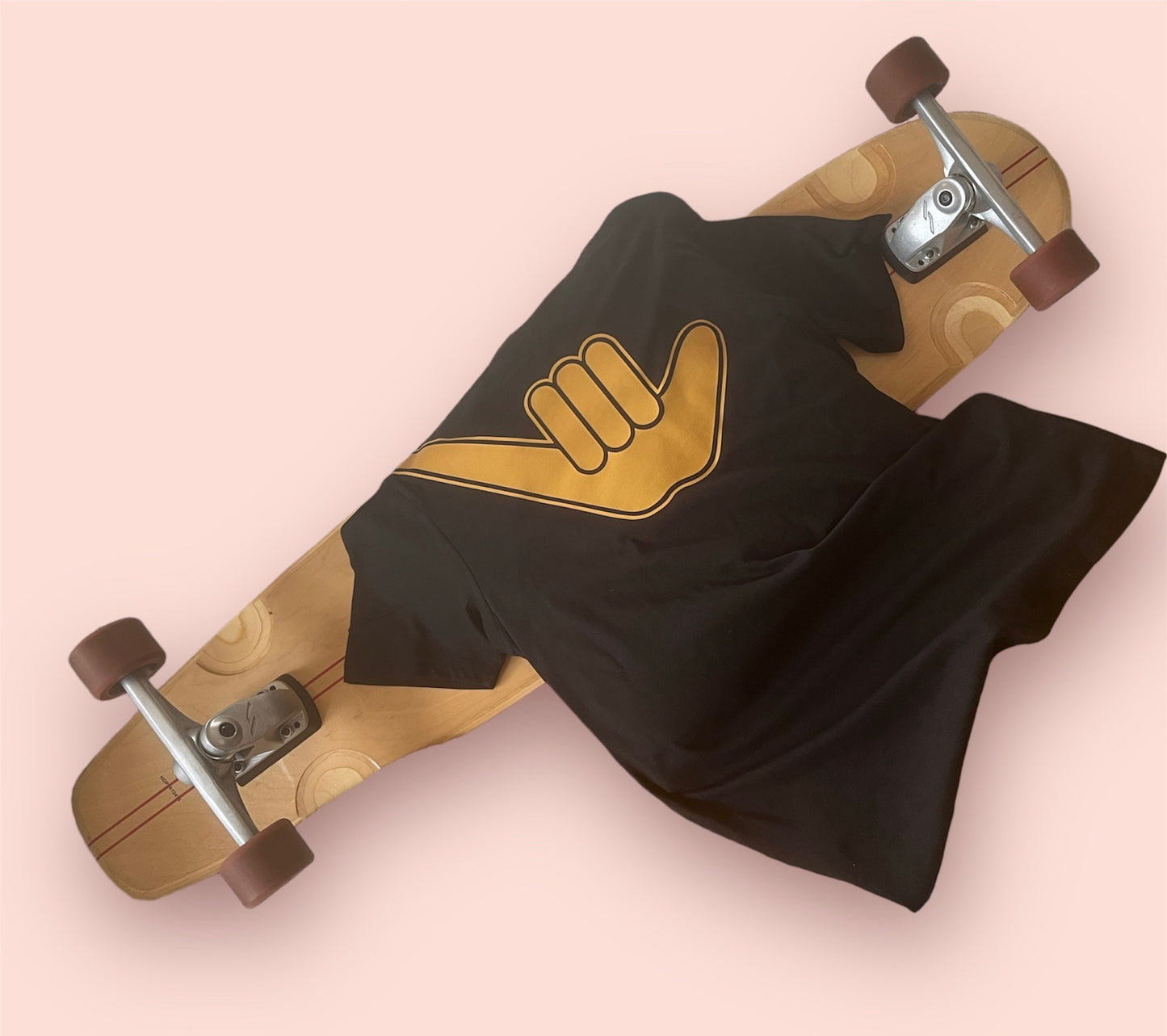 Unisex Organic Shaka Tee Black & Gold