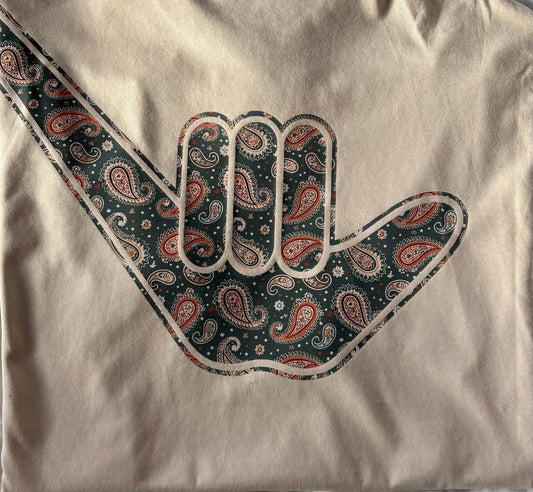 Oversized Paisley Organic Shaka Sand