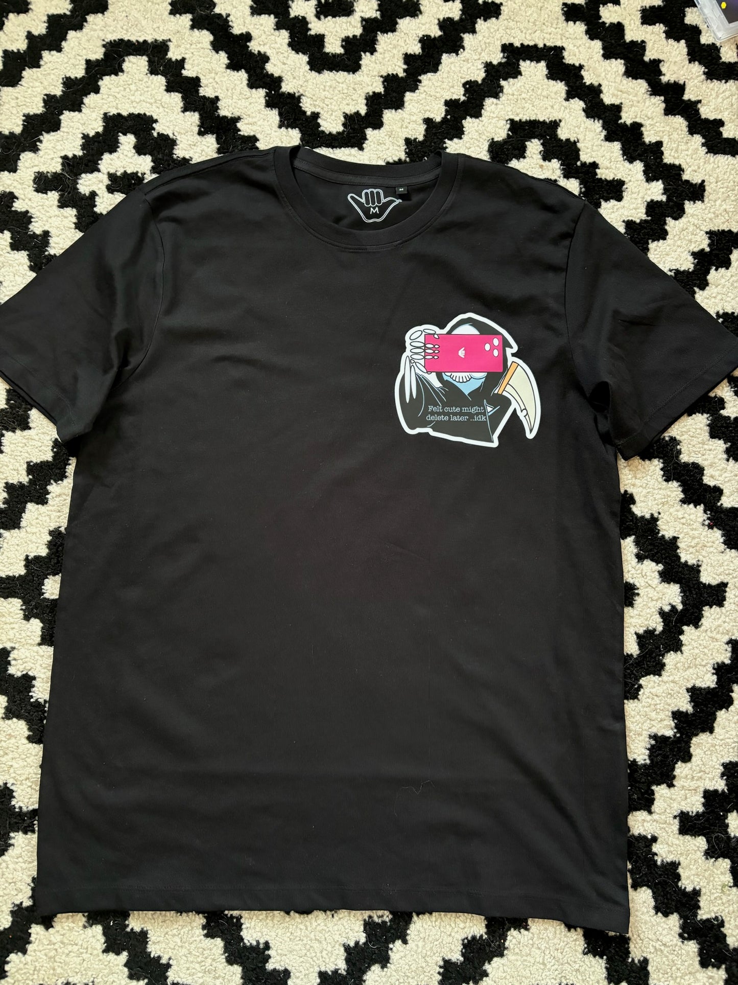 Felt Cute Organic Tee Black
