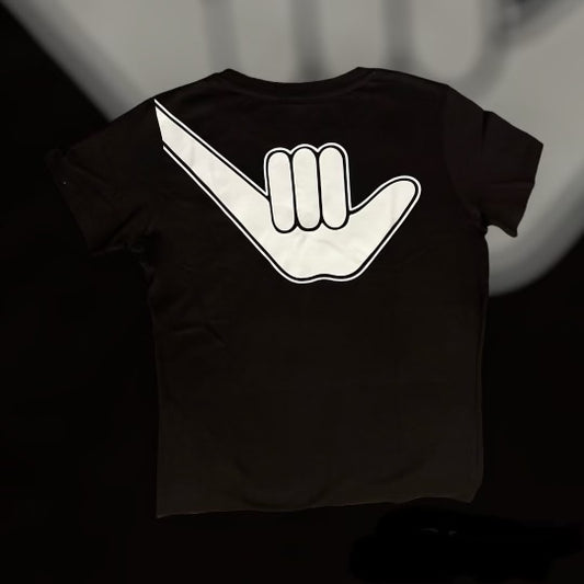 Women’s Shaka Tee Black & White