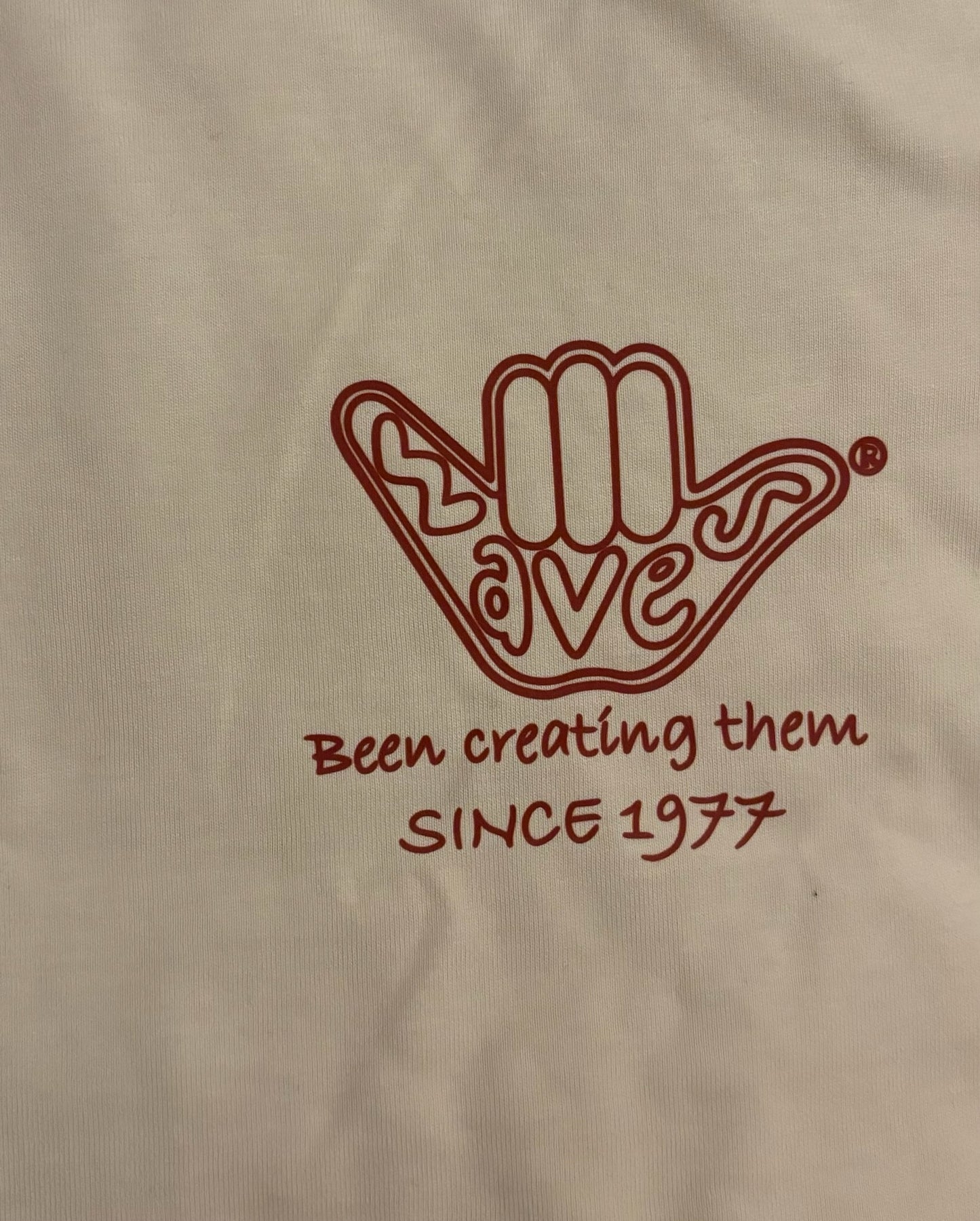 Kid's Oversized Organic Shaka Tee - Ivory and Autumn Brown