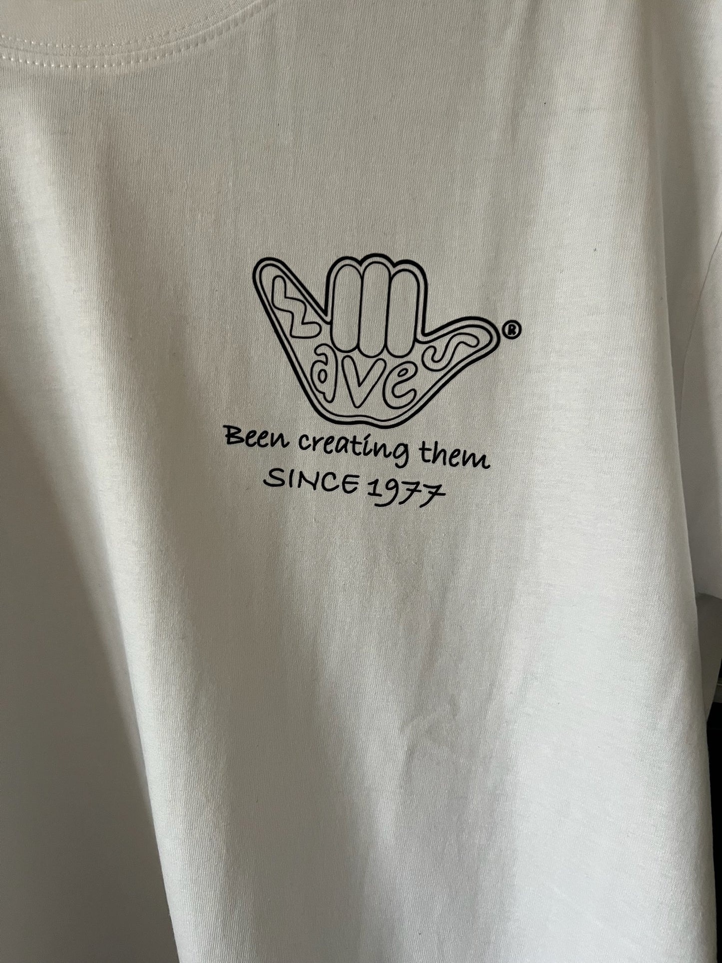 Men’s Organic Shaka Tee White & Black