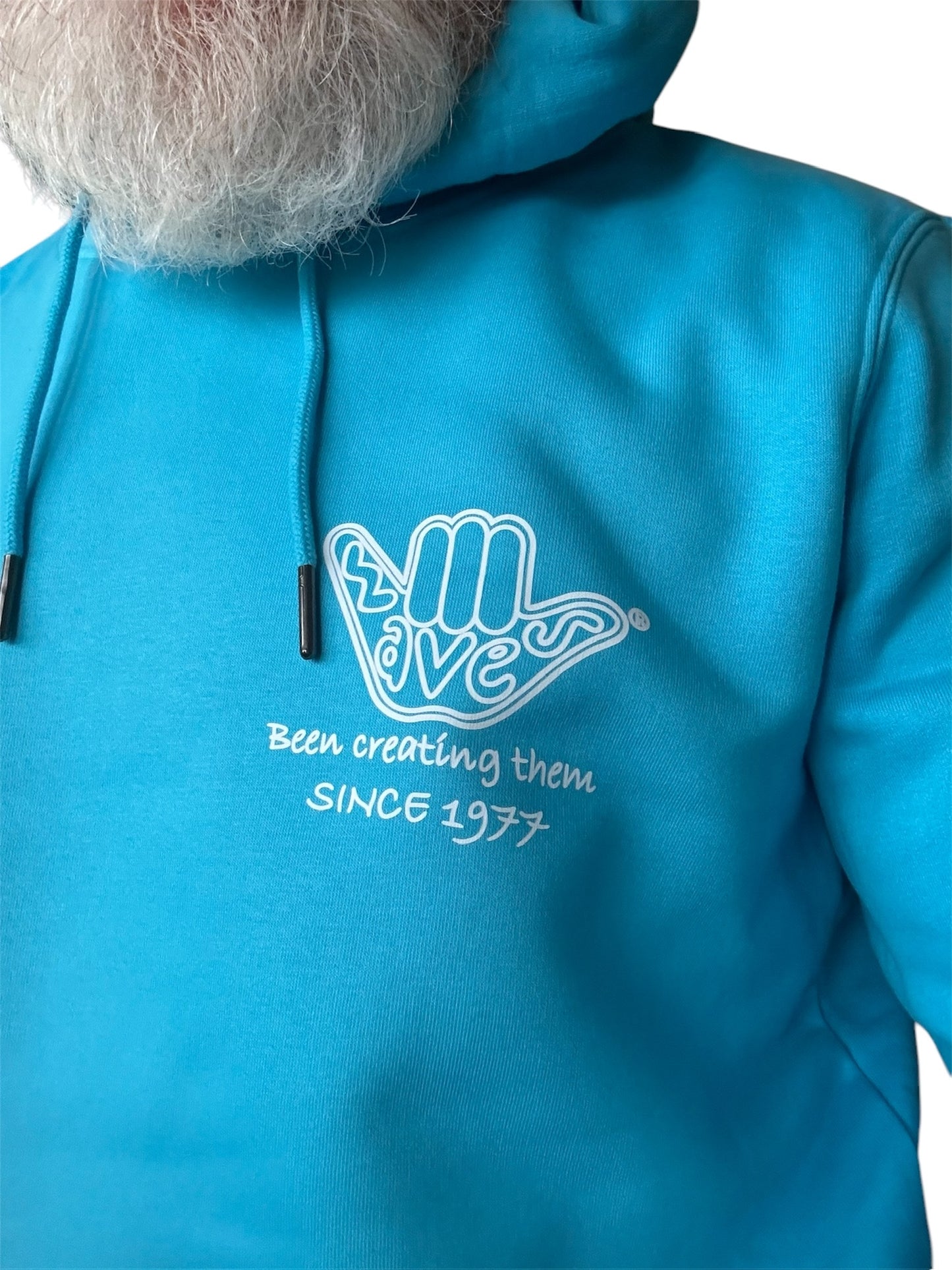 Organic Capture a Moment Hoodie - Light Turquoise