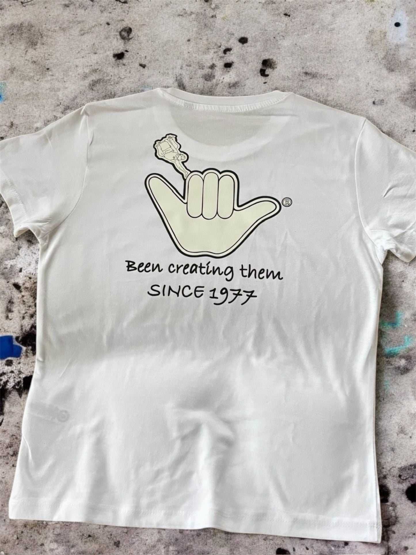 Kid's Organic Invert Skater Tee - White
