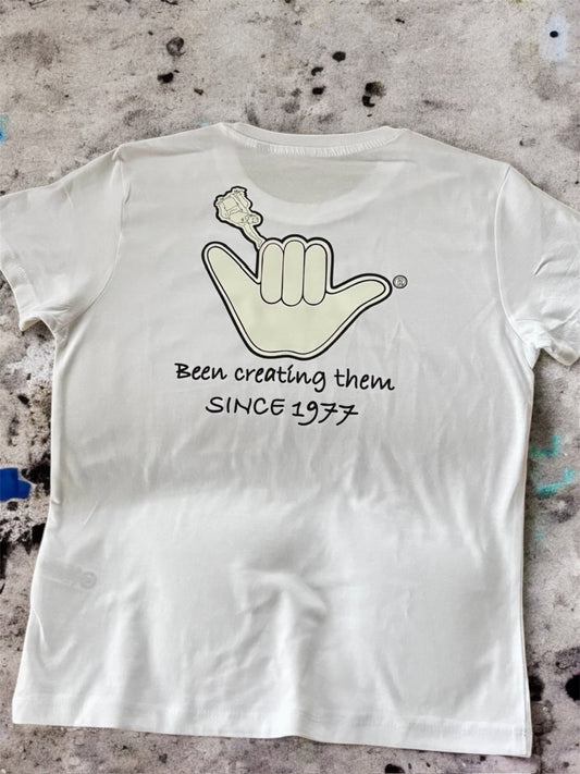 Kid's Organic Invert Skater Tee - White