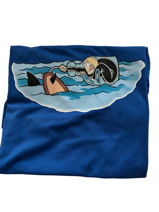 Kid's In A Bottle Organic Tee - Royal Blue