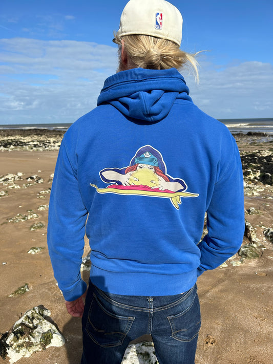 Men’s Organic Fortune Teller Hoodie Royal Blue